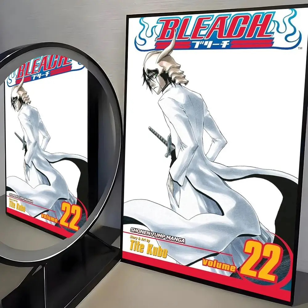 Фото Классический аниме-постер D-Death B-Bleach HD, безрамный, самоклеящийся, водонепроницаемый, из художественной бумаги, для кофейни, бара, комнаты, настенный декор №5