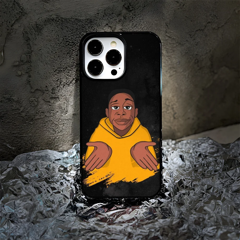 Популярный чехол для телефона k-Khaby L-Lame lebrity iPhone 16 15 14 13 12 11 Pro Max Plus Mini магнитный