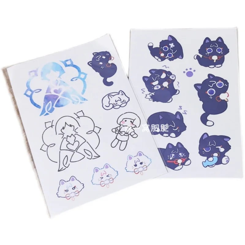 Временная тату-наклейка Genshin Impact Kunikuzushi