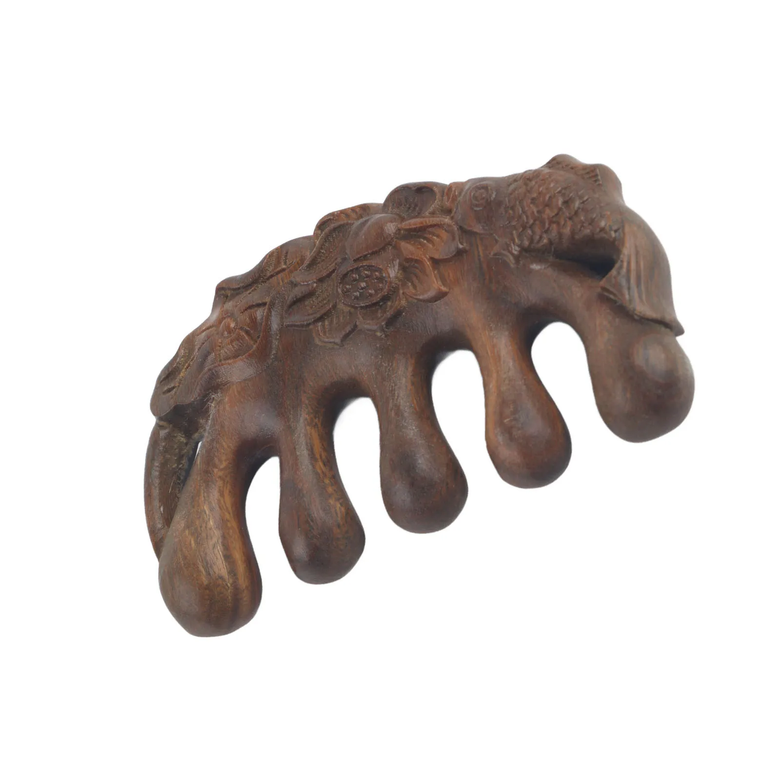 Деревянная Бриллиантовая Массажная расческа для волос зеленая сандаловая