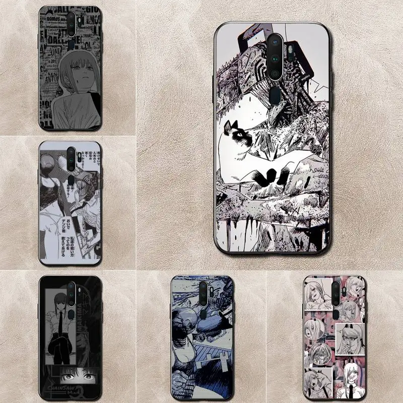 

C-Chainsaw Man Manga Phone Case For Redmi 9A 8A 6A Note 9 8 10 11S 8T Pro Max 9 K20 K30 K40 Pro PocoF3 Note11 5G Case