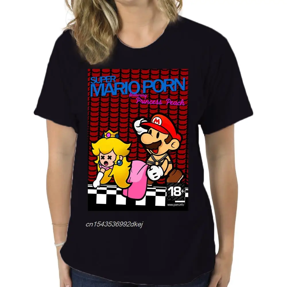 

Мужская футболка Супер Марио порно Королевский синий футболки женские мужские футболки