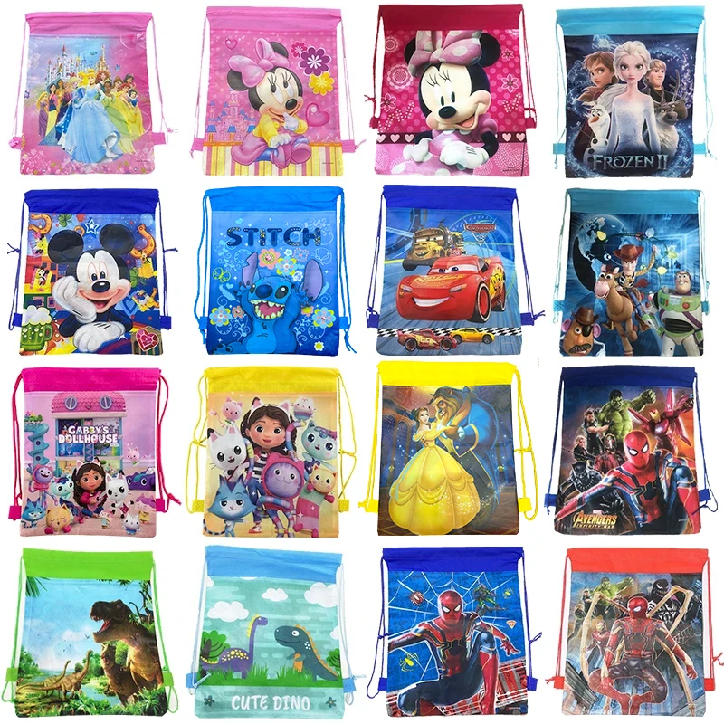 

Disney Encanto Birthday Party Decorations Turning Red Non-woven Fabrics Drawstring Backpack Gift Bag Baby Shower Party Supplies
