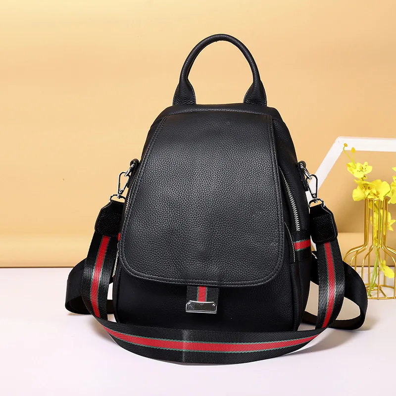 Модный женский рюкзак из натуральной воловьей кожи