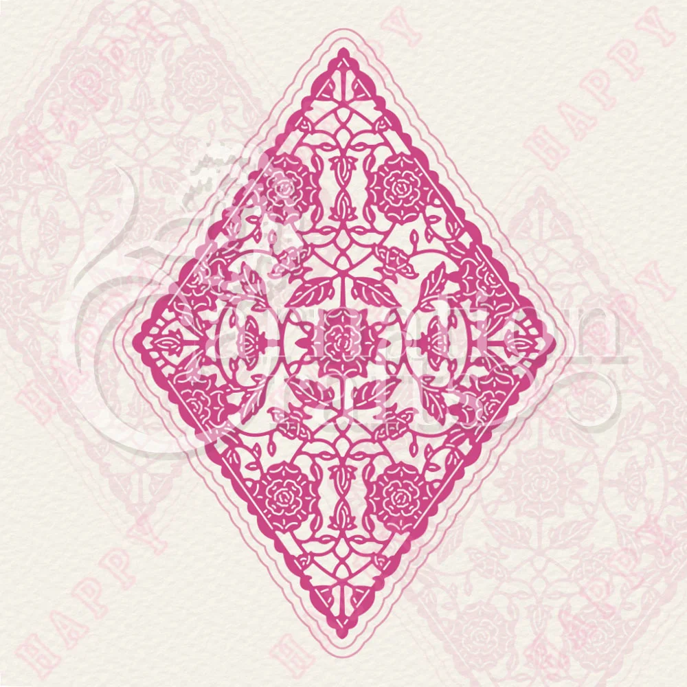 

Metal Cutting Dies Diamond Threadwork Die Set Diy Scrapbook Paper Diary Decoration Manual Embossing Greeting Crad Handmade Mould