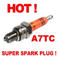 spark plug cr7hsa atrtc high performance 3 electrode for gy6 scooter motorcycle 10mm spark plug accessories