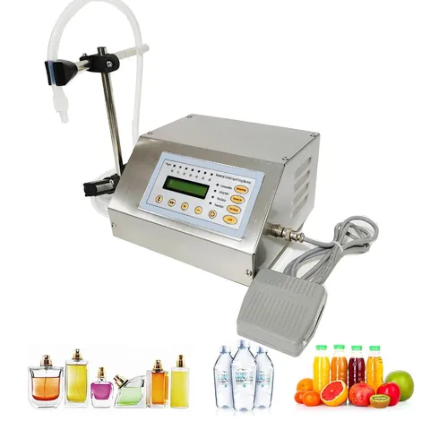 Gfk160 машина для розлива жидкости с цифровым управлением наполнителем для воды, напитков, духов, сока, молока, масла, маленькая бутылка, мембранный насос