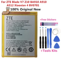 new 2540mah li3925t44p8h786035 battery for zte blade v7 z10 ba910 a910 a512 xiaoxian 4 bv0701 batteriesgift tools stickers