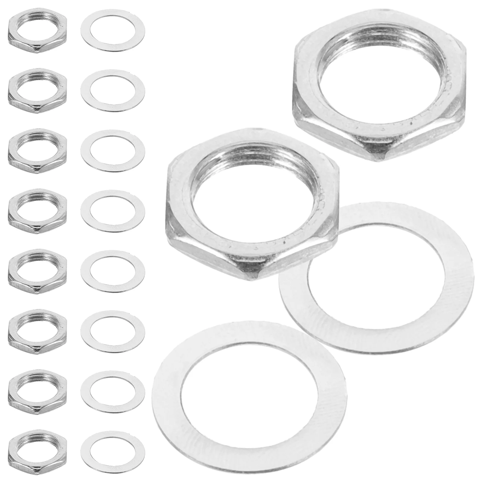 

Instrument Guitar Alloy Nuts Jack Socket Metal Gaskets Washers Electric Replaceable Parts