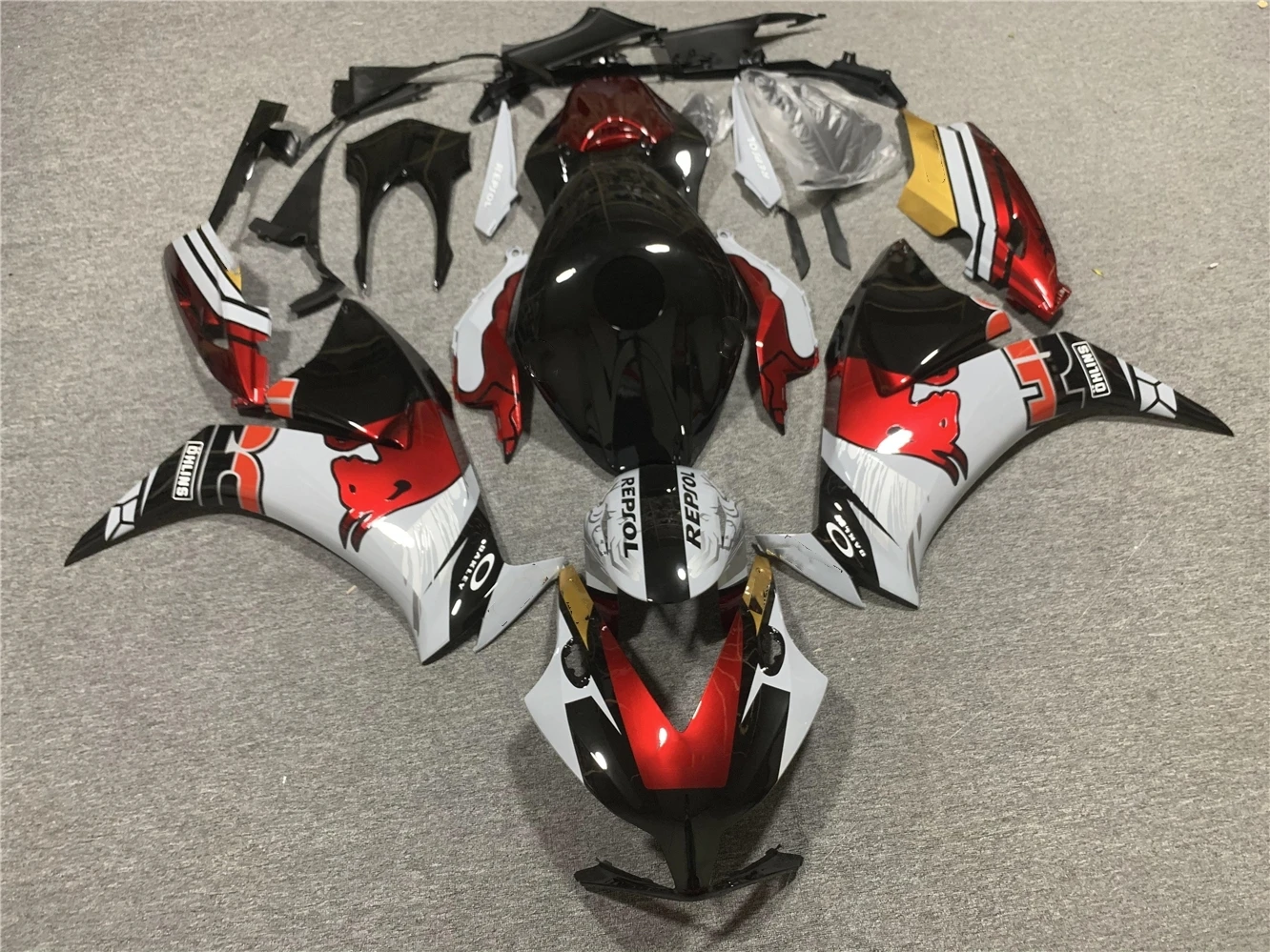 Motorcycle Fairing Kit Suitable for CBR1000RR 12-16 years CBR1000 2012 2013 2014 2015 2016 Fairing wine red Cement grey Black