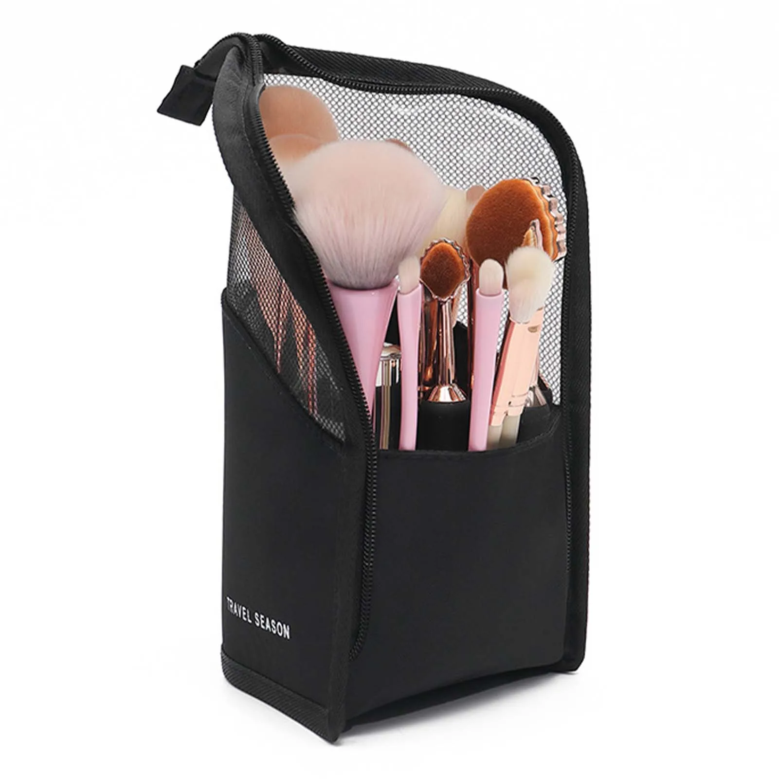

Makeup Brush Organizer Bag Stand-up Makeup Brush Holder Delicate Holder Cosmetic Bag Lightweight Makeup Brush Case Pouch Holder
