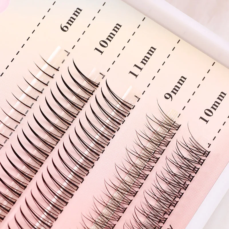 

Fairy A-type set eyelashes supernatural simulation curl up segment single tuft fish tail eyelashes grafted false eyelashes