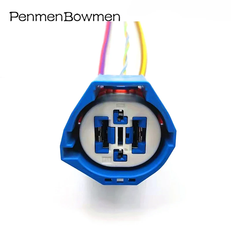 

4Pin Car Fan New Energy Female Connector Wiring Harness Blue Cooling Fan Plug Suitable For Fox Volvo Land Rover