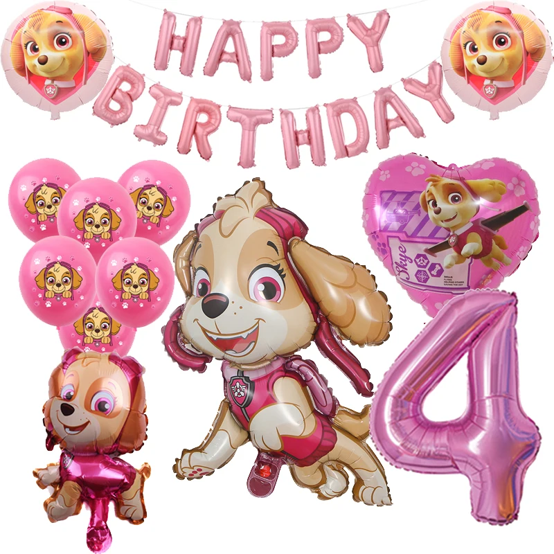 Воздушный шар из алюминиевой пленки с собакой м/ф Щенячий патруль |
