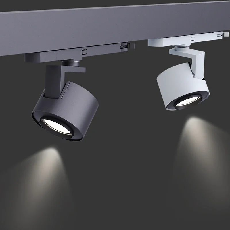 Регулируемая потолочная рельсовая система светодиодные трековые светильники