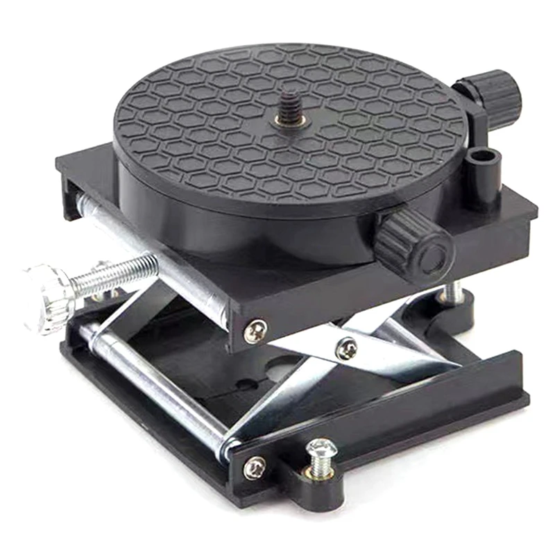 

Aluminum Alloy Floor Meter Lifting Platform 360 Degree Rotating Table Level Meter Automatic Leveling Bracket