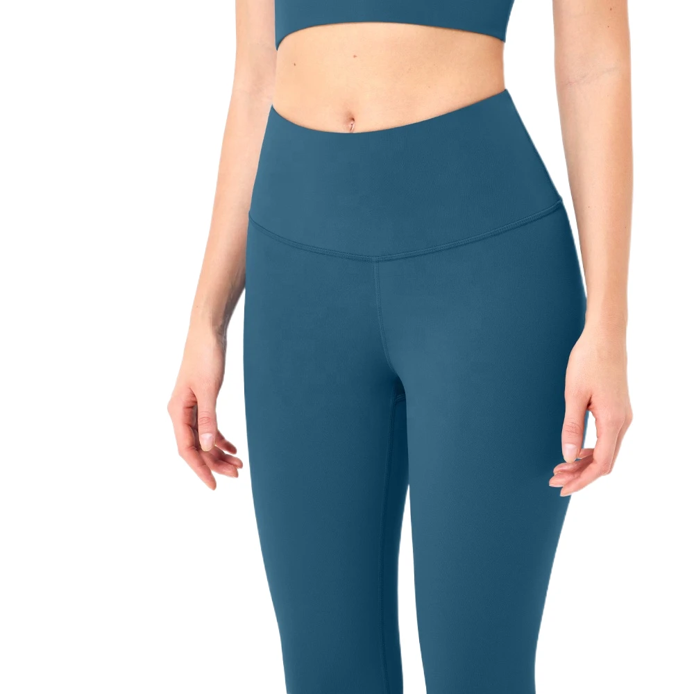 Дропшиппинг леггинсы для ягодиц штаны йоги тренажерного зала средней поддержки