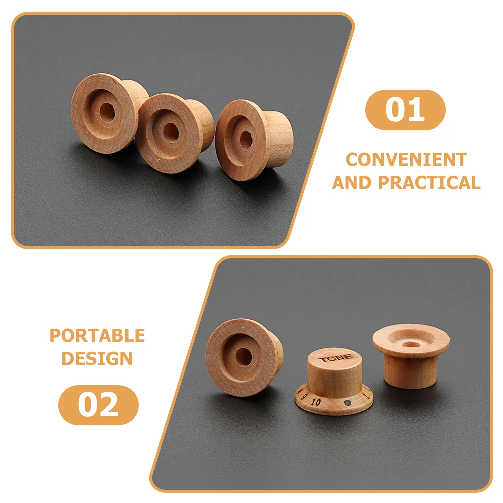 3 шт. гитарная ручка колпачки громкости баса электрические ручки креативный