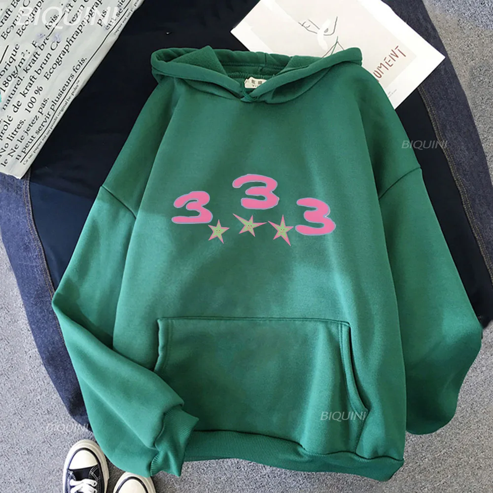 

Модные толстовки Bladee 333 с графическим принтом, весна-осень, для мужчин и женщин, Мультяшные высококачественные модные уличные свитшоты в европейском и американском стиле
