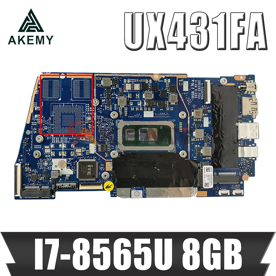 

Akemy UX431FA/FN ноутбук с диагональю экрана 8 Гб