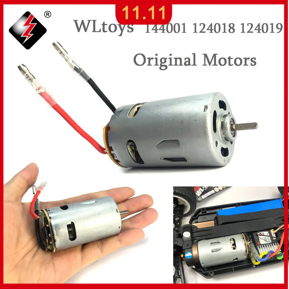 

550 Brushed Motors Original Motors For WLtoys 144001 124018 124019 RC Racing Car RC Car Spare Parts