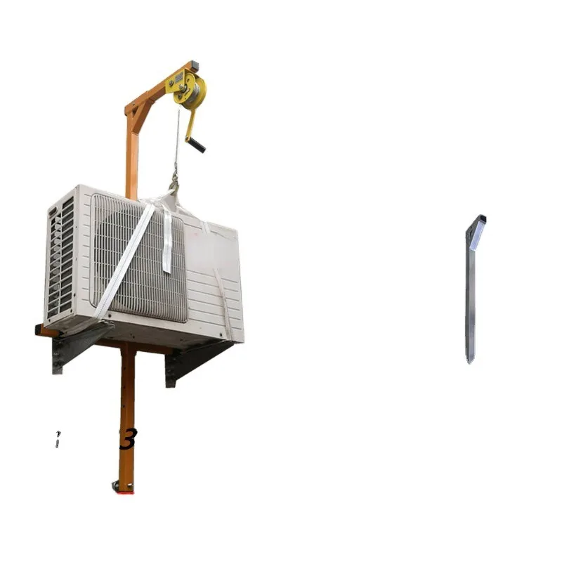 

Подъемный инструмент для кондиционера 10/15/20 м, самоблокирующийся складной кран, ручная лебедка в сборе, инструмент для установки из нержавеющей стали