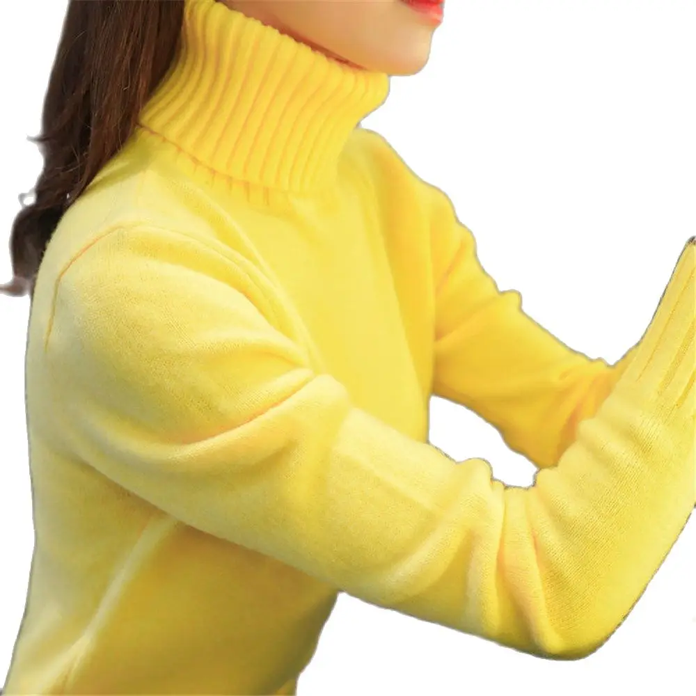 

Осень-зима 2022, женские вязаные свитера, водолазка, тонкий эластичный пуловер, облегающая внутренняя одежда, теплый тянущийся мягкий женский топ