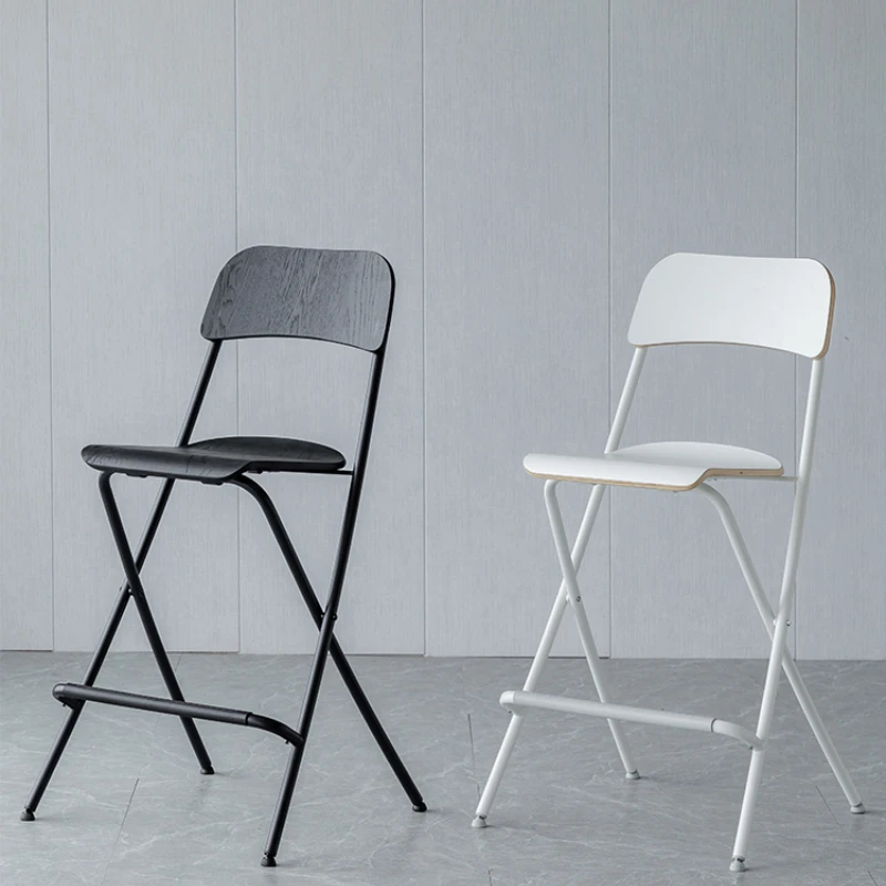 

Modern Folding Design Dining Chair Desk Wood Camping Office Dining Chair Fishing Garden Eetkamerstoelen Furniture for Home