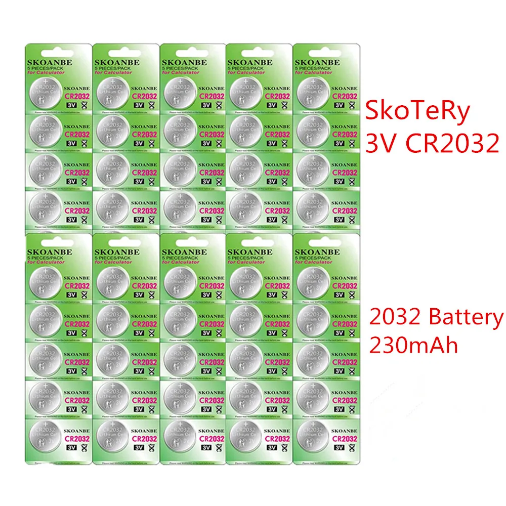 

50 /100PCS A Pack - CR2032 Battery 3v Lithium Button Cell Coin 2032 Battery