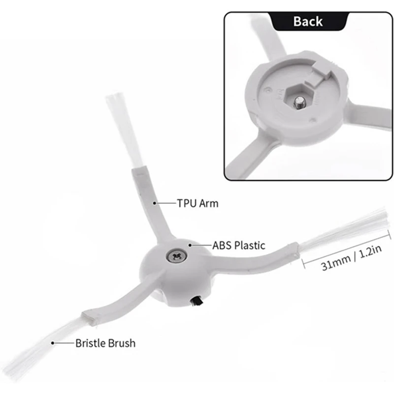 31 шт. сверхпрочные аксессуары для аксессуаров подметальных машин Roborock Q Revo