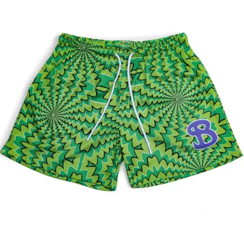 Мужские Летние Спортивные Шорты Из Дышащей Сетки Для Тренировок Баскетбола