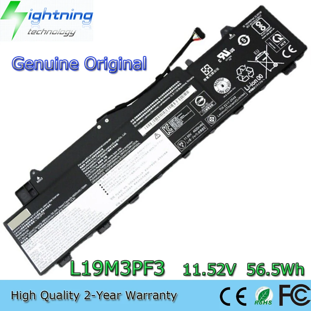 Новый оригинальный аккумулятор L19M3PF3 11 1 В 2020 Вт-ч для ноутбука Lenovo 5-14ARE05 5-14IIL05 xiaoxin