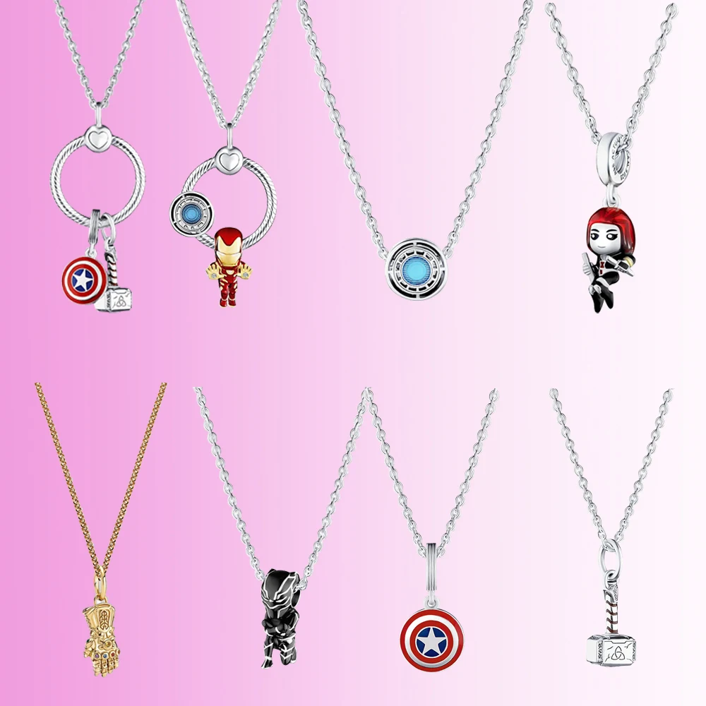 

2022 Brand New 925 Sterling Silver Beads Movie Hero Character Hero Charm For Original European Bracelet Ladies Fine Jewelry