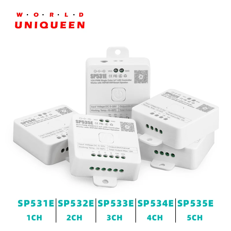 [SP531E SP532E SP533E SP534E SP535E] 1-5 каналов ШИМ полоса постоянного напряжения