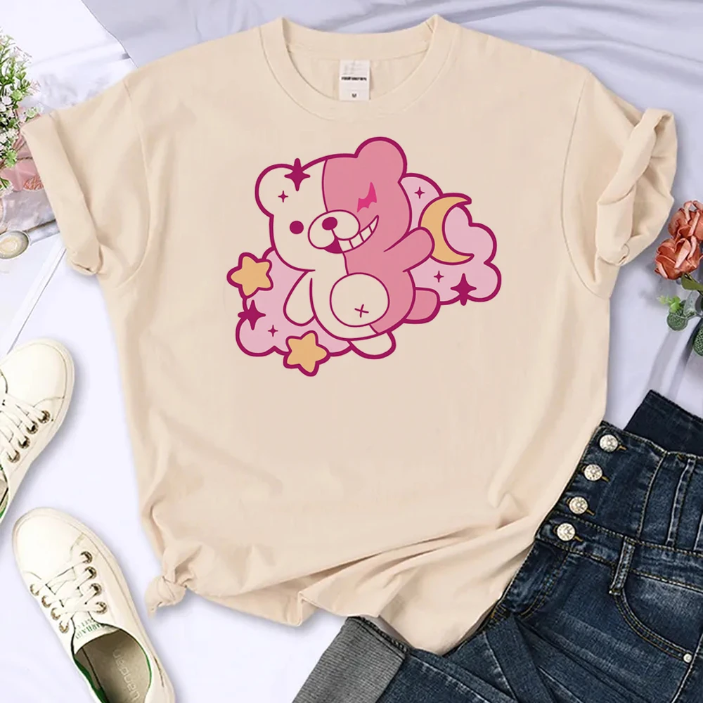 Danganronpa топ женские японские футболки для девочек манга забавная одежда