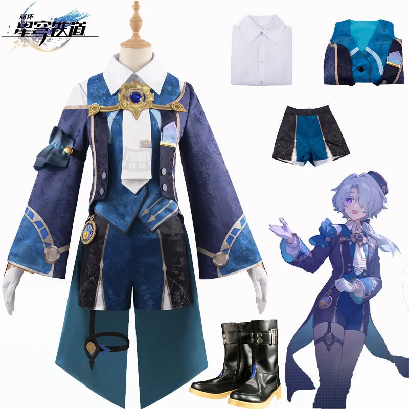 Костюм для косплея Honkai: Star Rail Misha костюм красивая обувь Униформа полный комплект