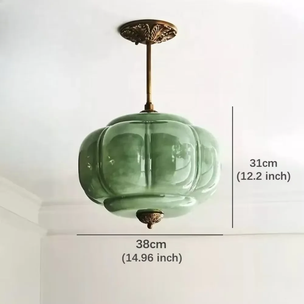 

Подвесной светильник HomeLover Milk Glass Green Globe