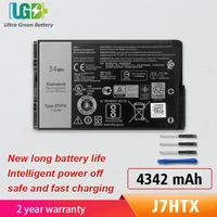 ugb new j7htx 2jt70 battery for dell latitude 12 7202 7212 rugged tablet 4342mah 7 6v 34wh