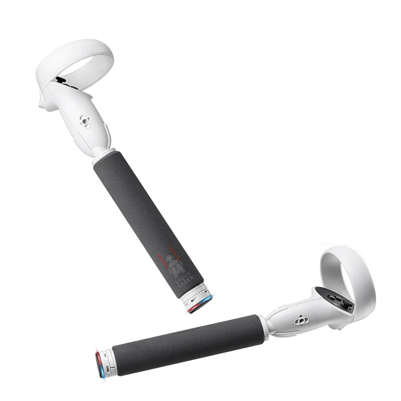 

Long Stick VR Handle Gamepad Gray Plastic For Oculus 2 Light Saber Games Extension Grips Stand For Meta 2 VR