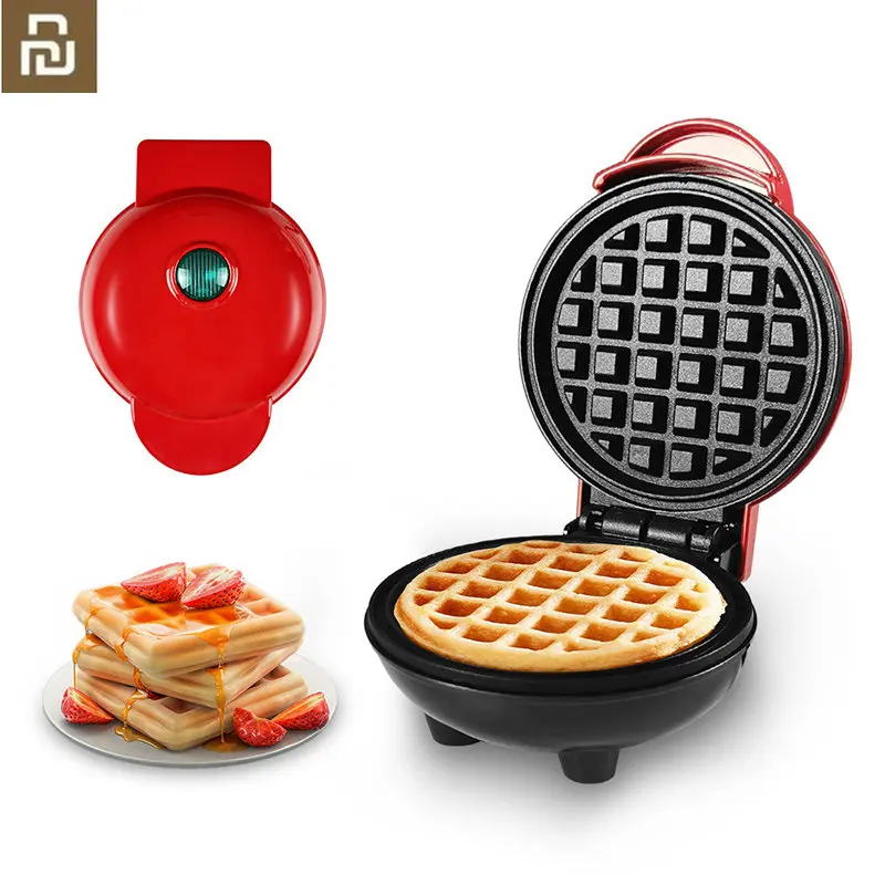 

YOUPIN Mini Electric Waffles Maker Bubble Egg Cake Oven Breakfast Sandwich Maker Home Toaster Pan Eggette Machine Waffle Pot