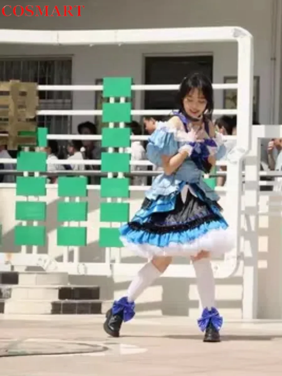 Фото COSMART аниме Lovelive Kira-Kira Sensation Hanayo Rin Umi Maki все учасники SJ платье Лолиты прекрасная униформа косплей костюм №5
