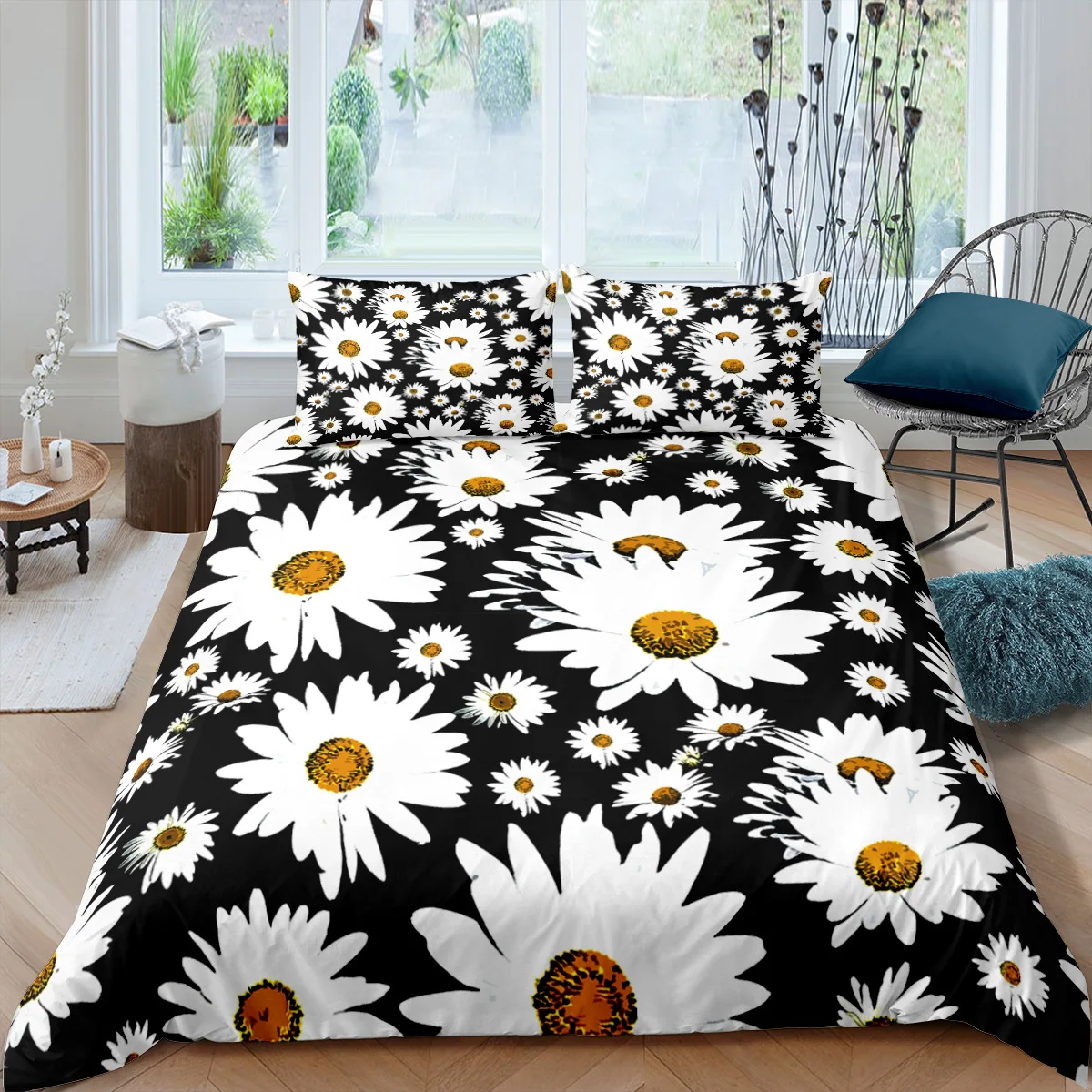 

Little Daisy Bedding Set Soft Comforter Cover Set Bedspreads Twin Queen King Sizes Quilt Cover With Pillowcase Showy Beautiful