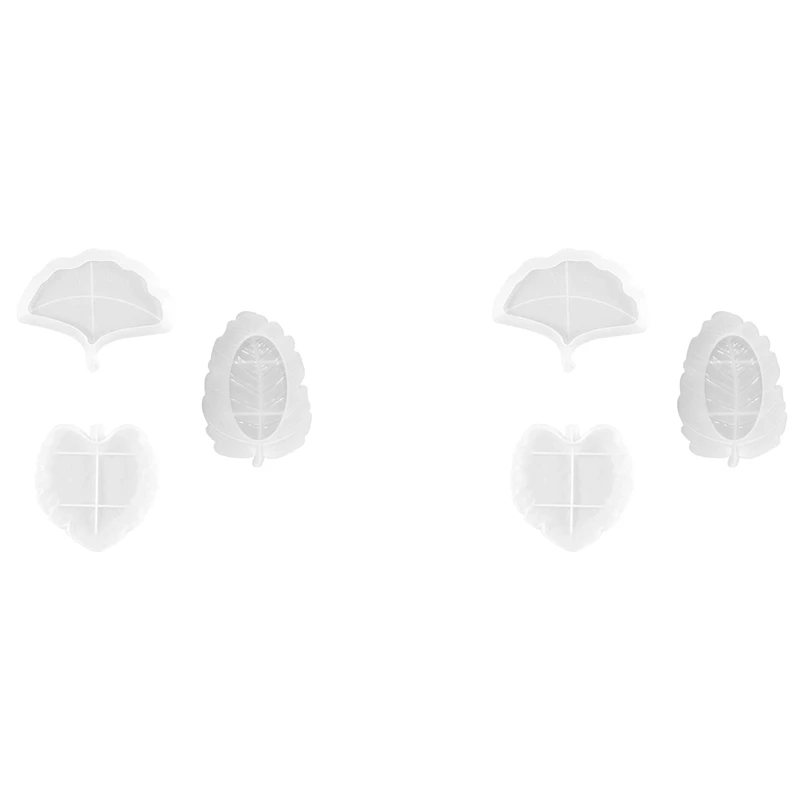 

Силиконовая форма в виде листьев 6X, лоток для форм из эпоксидной смолы, форма листа, блюдце, лоток для фруктов, силиконовая форма