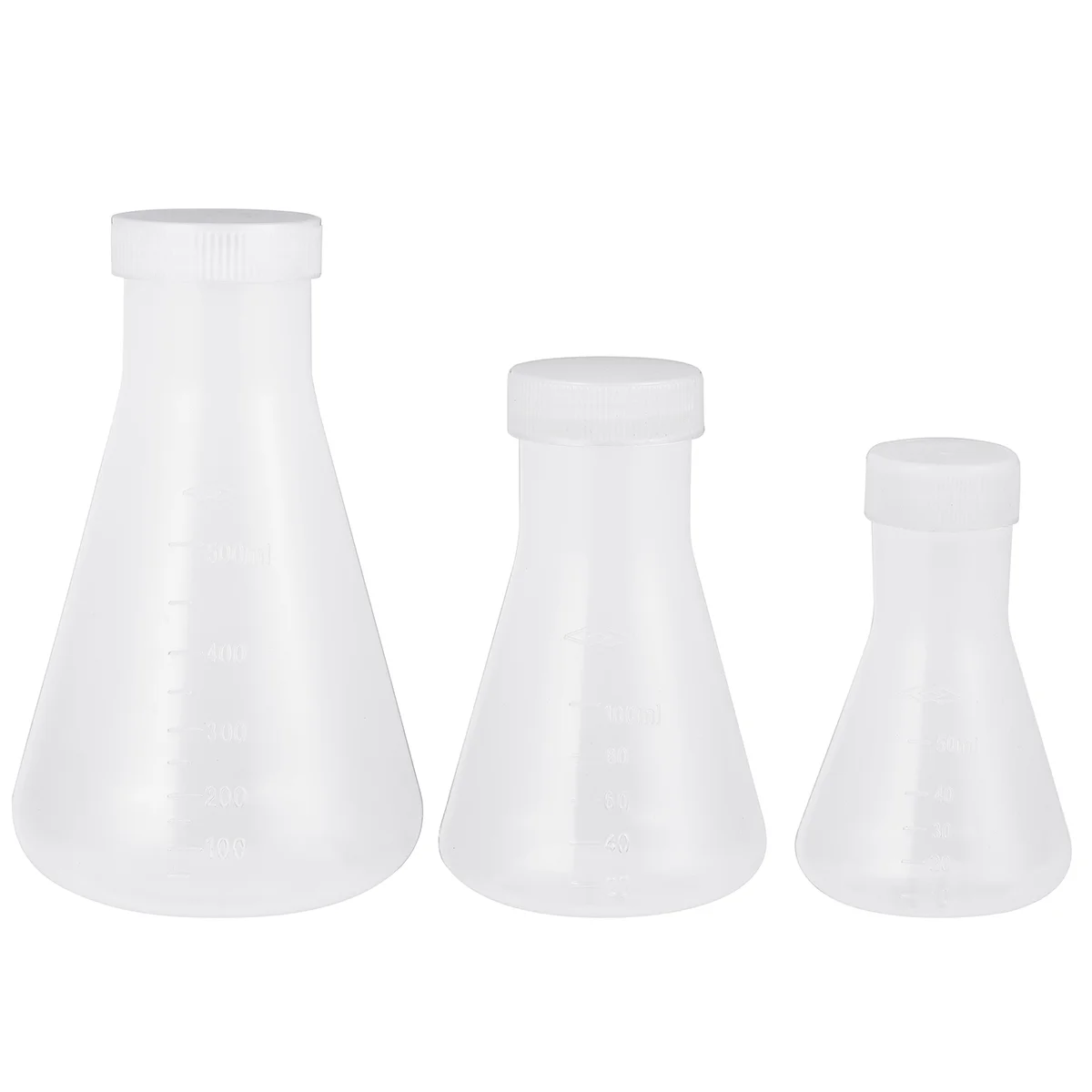 

Flask Conical Erlenmeyer Science Flasks Laboratory Chemistry Beaker Experiment Polypropylene Set Beakers Measuring Mouth