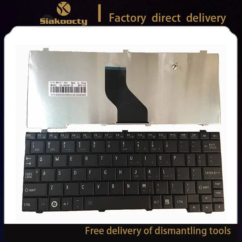 Новая американская клавиатура Siakoocty для ноутбука TOSHIBA NB200 NB201 NB202 NB203 NB205 NB250 NB255
