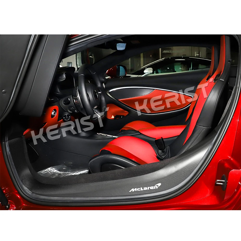 Сухие накладки на пороги из углеродного волокна спойлер для McLaren Artura 2021-2025 гг.