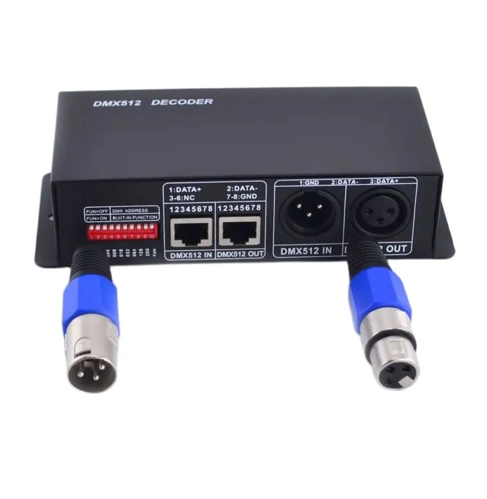 

JOYPJLIT DMX-декодер RGB RGBW 3/4 канала 8A/CH