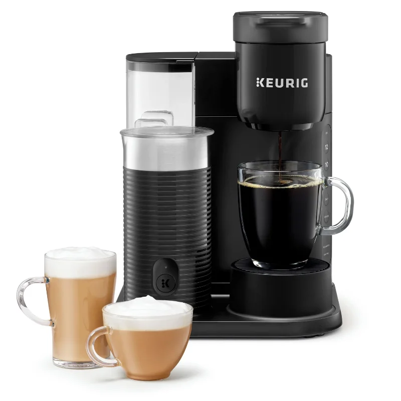 

Keurig K-Cafe Essentials Single Serve K-Cup Pod Coffee, Latte and Cappuccino Maker, Black