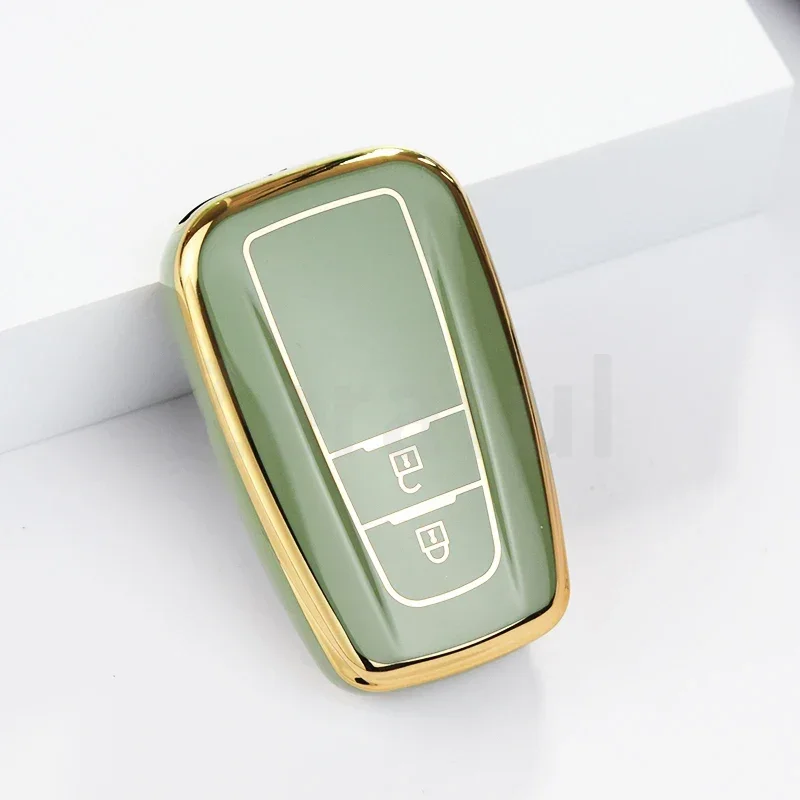 Для Toyota Camry CHR Corolla RAV4 Avalon Land Cruiser Prado Prius 2017-2022 Мягкий чехол из ТПУ с дистанционным