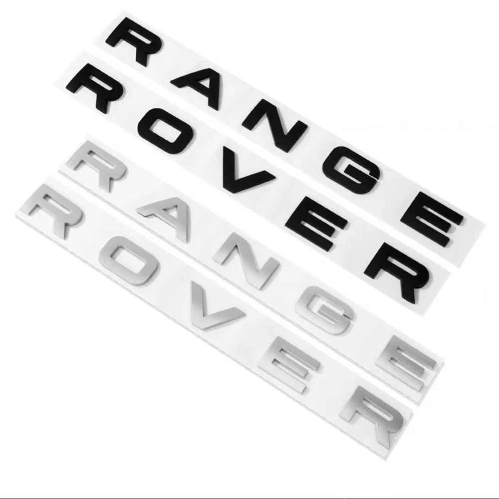 Логотип Range Rover эмблема буквы значок на капот автомобиля наклейка 3d ABS для L320 L322 L405
